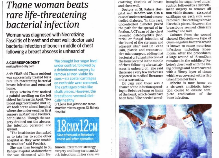 Thane woman beats rare life-threatening bacterial infection